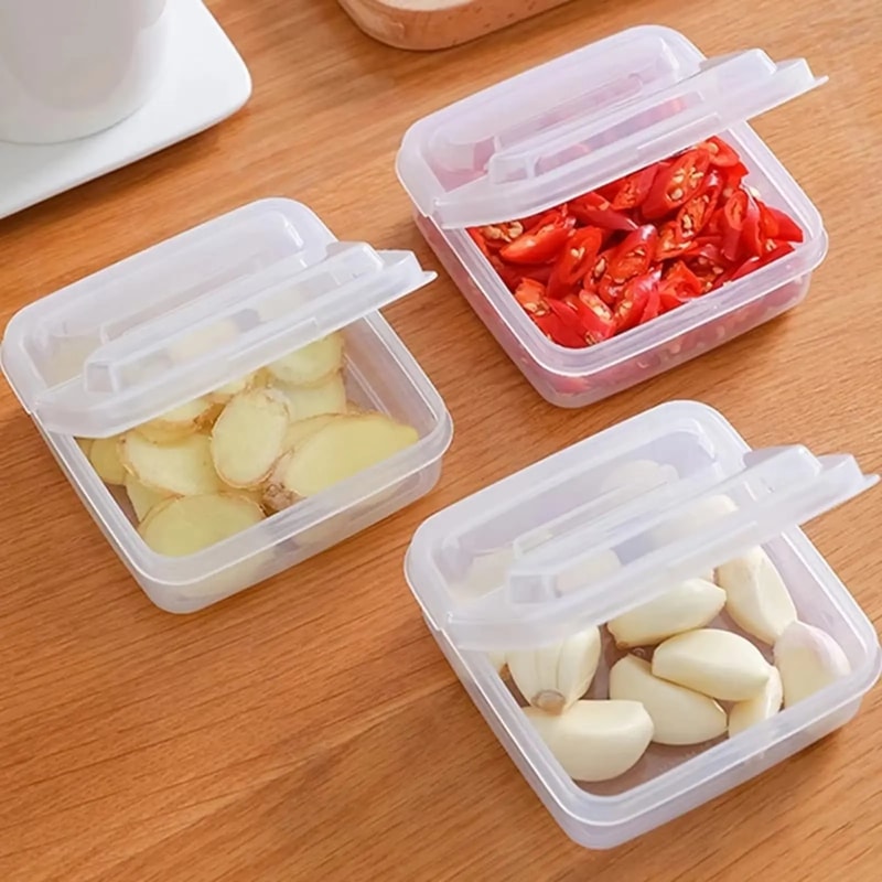 FreshKeep Cheese Slice Storage Container with Flip Lid for Fridge Organization