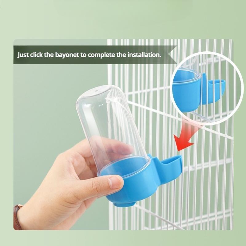 Smart Hanging Bird Feeder Water Dispenser For Parrots Finches And Small Cage Pets 4