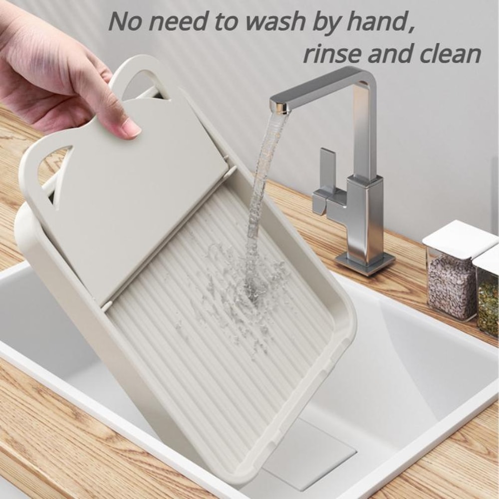 Foldable Pot Lid Holder & Spoon Rest Kitchen Organizer for Clean Countertops