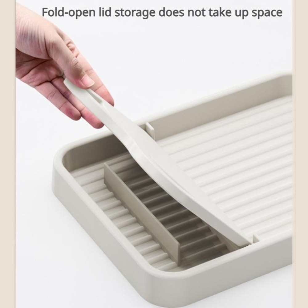 Foldable Pot Lid Holder & Spoon Rest Kitchen Organizer for Clean Countertops