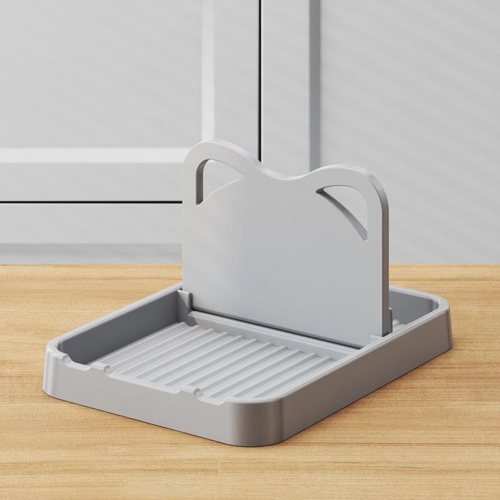 Foldable Pot Lid Holder & Spoon Rest Kitchen Organizer for Clean Countertops