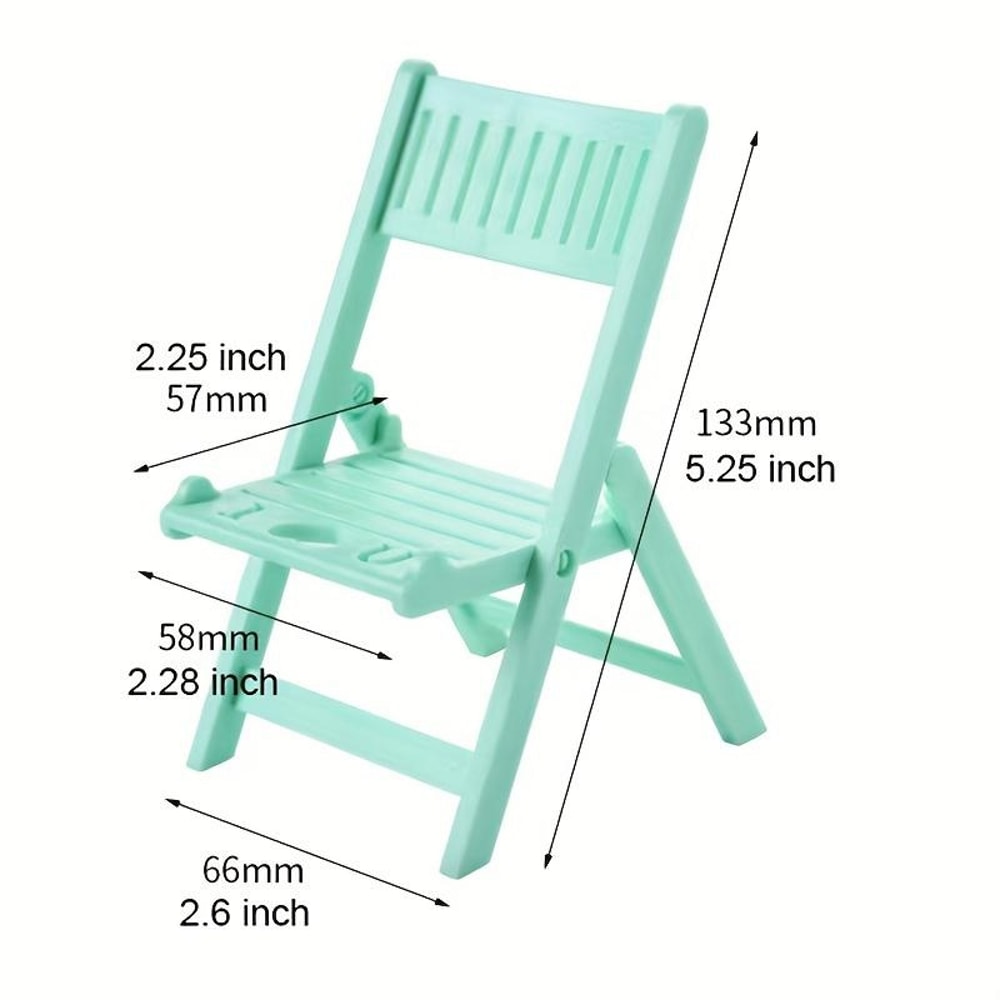 Beach Chair Foldable Phone Stand for Desk and Tablet Multi Angle Holder