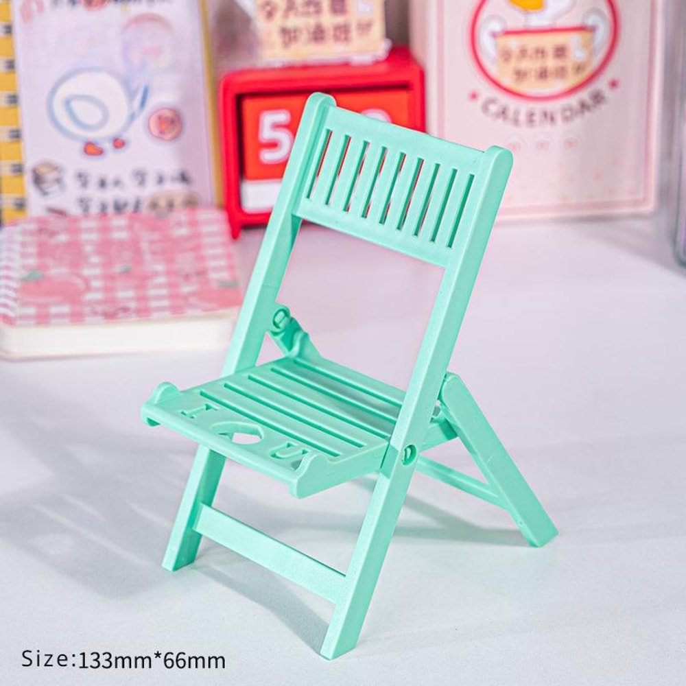 Beach Chair Foldable Phone Stand for Desk and Tablet Multi Angle Holder