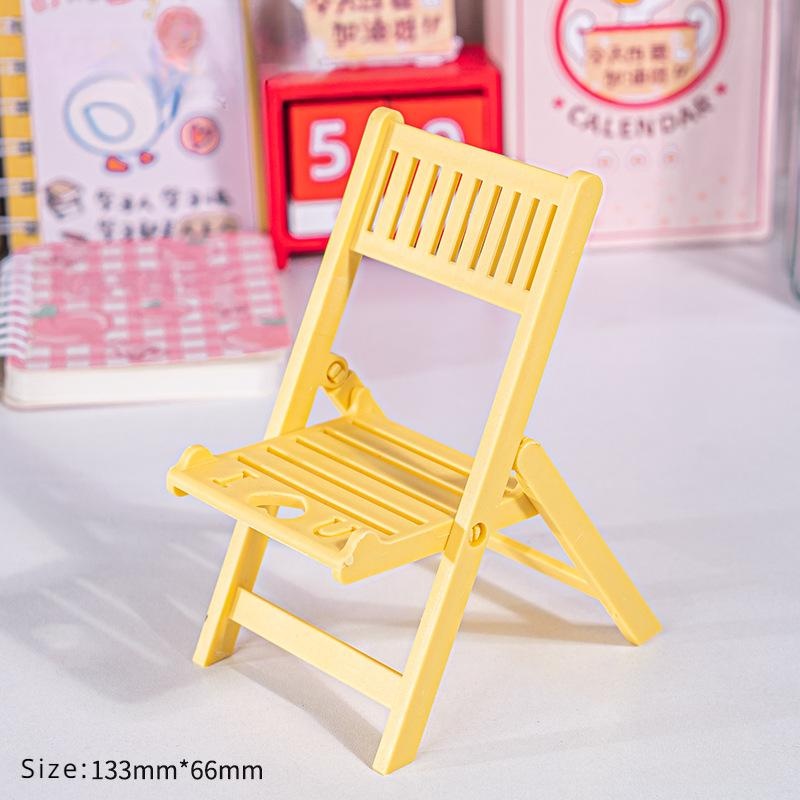 Beach Chair Foldable Phone Stand for Desk and Tablet Multi Angle Holder