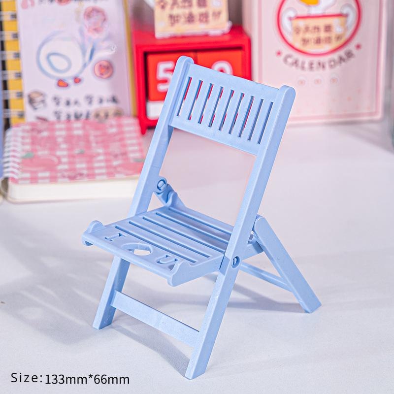 Beach Chair Foldable Phone Stand for Desk and Tablet Multi Angle Holder
