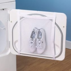 sneakersafe shoe dryer bag with elastic straps for laundry and fast airflow drying
