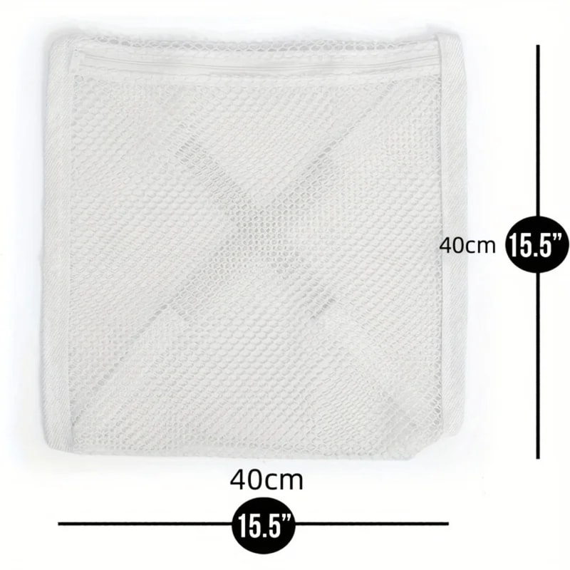 SneakerSafe Shoe Dryer Bag with Elastic Straps for Laundry and Fast Airflow Drying