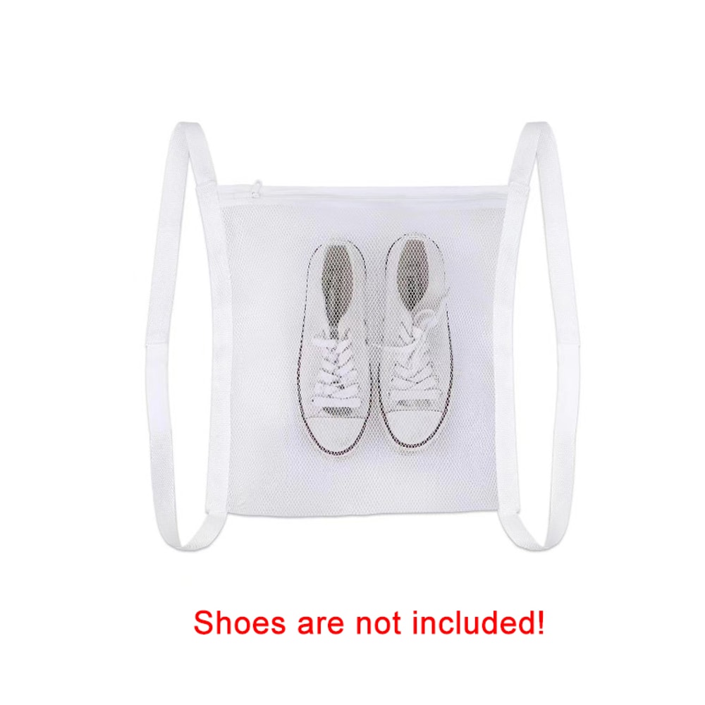 SneakerSafe Shoe Dryer Bag with Elastic Straps for Laundry and Fast Airflow Drying