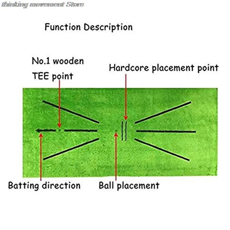 FairwayFeel Golf Practice Mat with Non Slip Base for Indoor Outdoor Swing Training