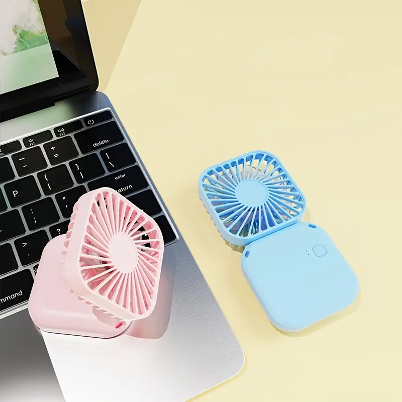 Portable Foldable USB Rechargeable Neck Fan Hands Free Mini Cooling Fan 1