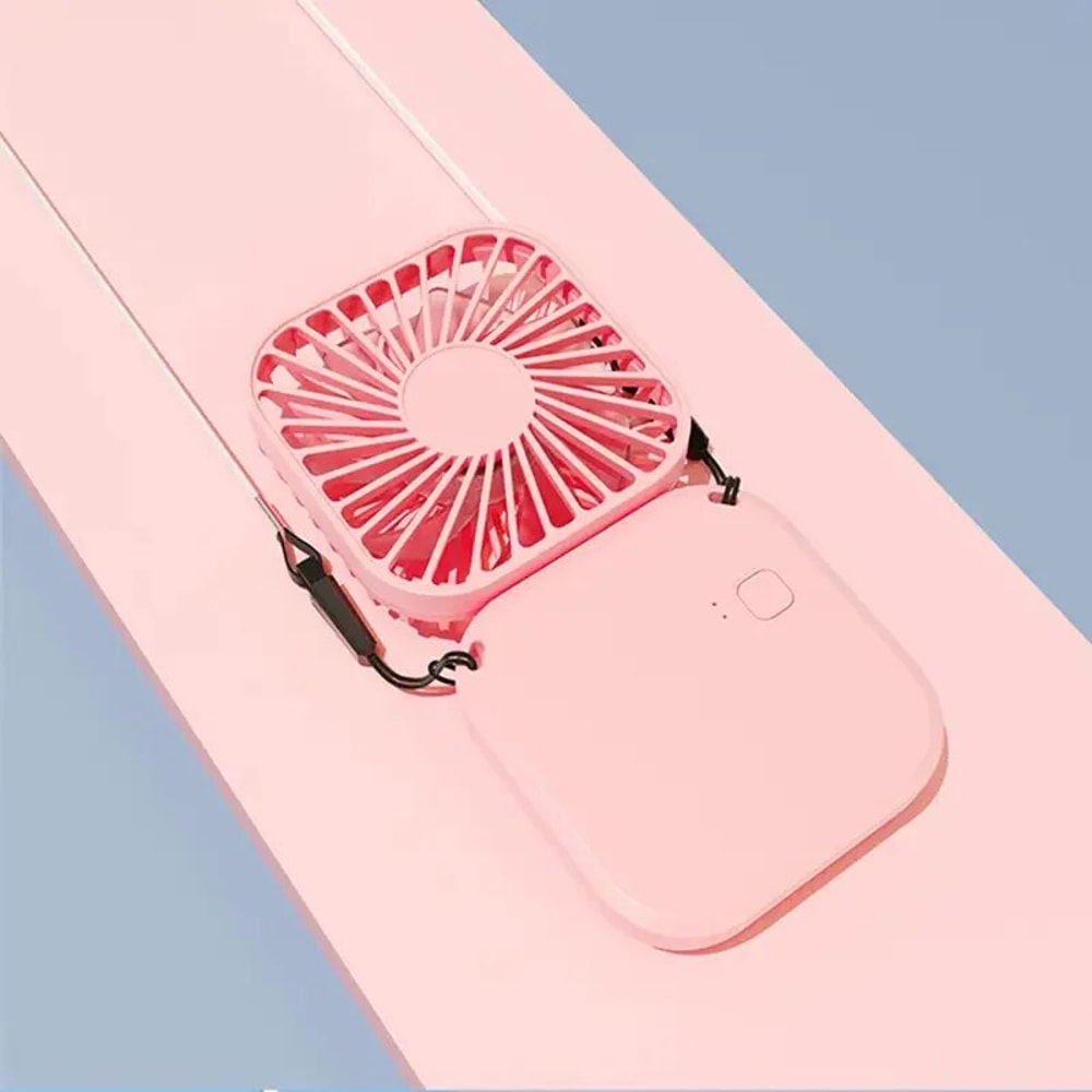 Portable Foldable USB Rechargeable Neck Fan Hands Free Mini Cooling Fan 5