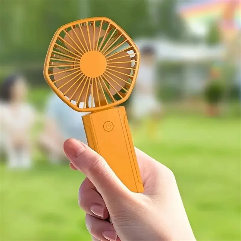 Compact USB Rechargeable Handheld Fan Speed Portable Handheld Fan For Travel Home Cooling 0