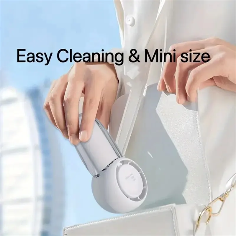 Portable Handheld Mini Fan With Neck Strap For Kids Travel Cooling 2