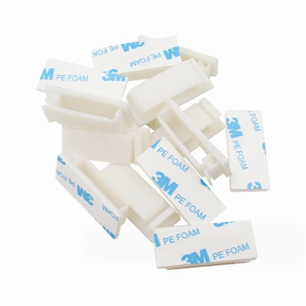 Ultra Secure Cable Fixing & Wire Organizer Clips Durable Cable Management Clip Set