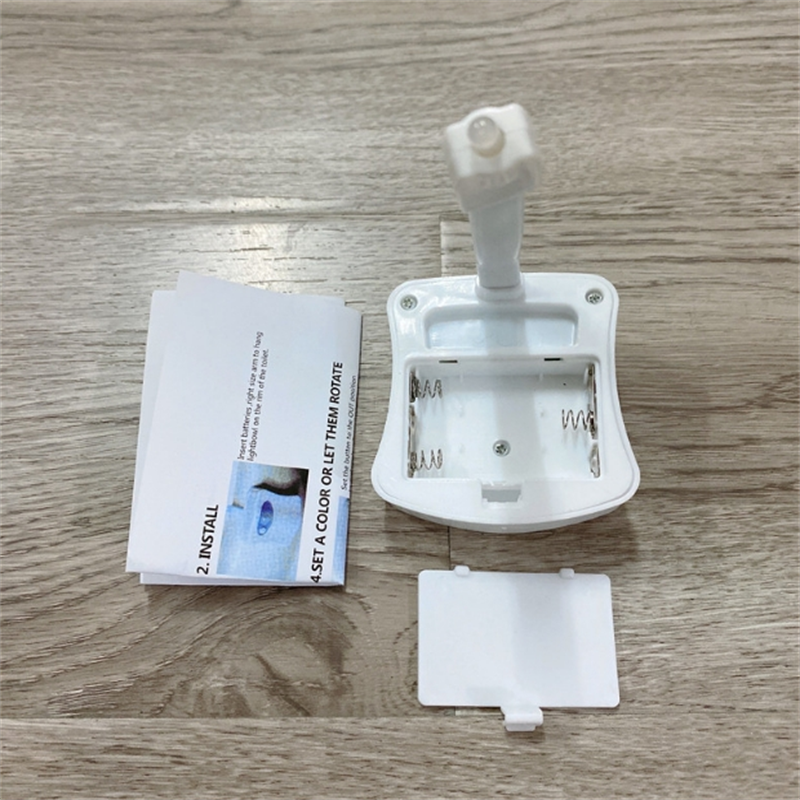 Smart LED Motion Sensor Toilet Night Light With Color Changing Bowl Glow 5