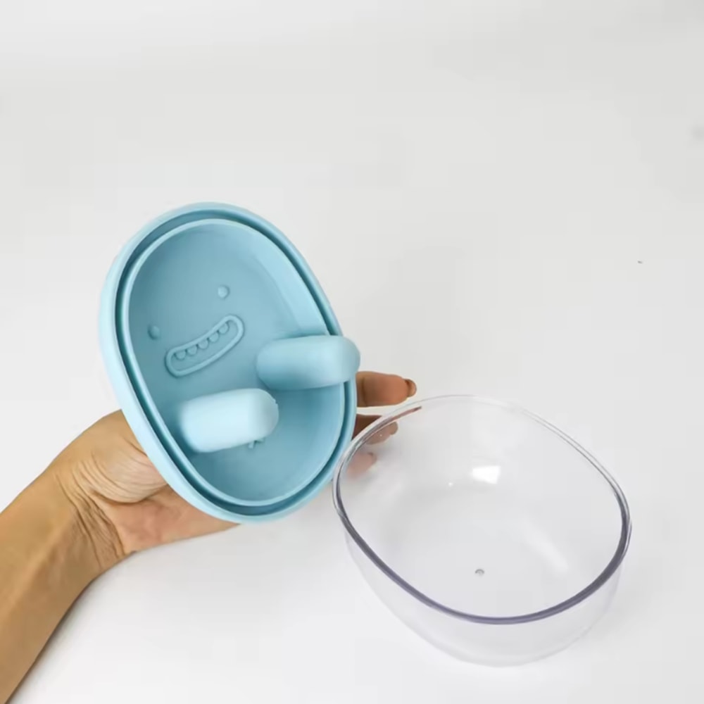 CleanGrip Snack & Lunch Container Bowl for School, Office & Picnics