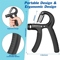 GripMaster Digital Hand Grip Strength Trainer & Adjustable Wrist Exerciser