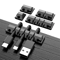 FlexHold Silicone Cable Organizer Clip Multi Slot Desk Cord Management Holder