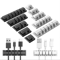 FlexHold Silicone Cable Organizer Clip Multi Slot Desk Cord Management Holder
