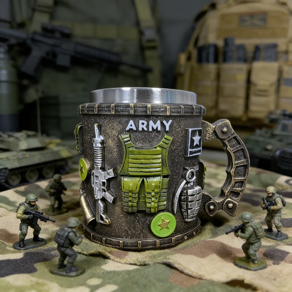 Military Tactical Beer Coffee Mug Premium Army Gift Mug For Soldiers Hunters 3