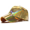 Premium Shiny Patent Leather Cap Unisex Streetwear Duckbill Cap Baseball Hat 6