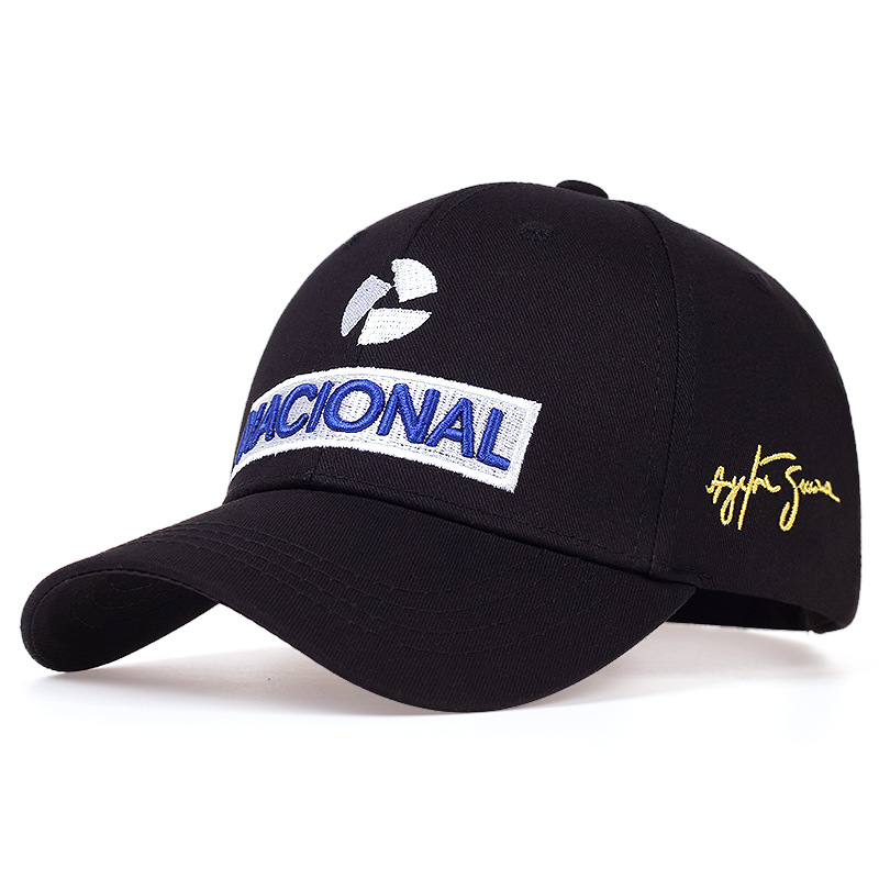 Ayrton Senna Embroidered Racing Fan Baseball Cap Adjustable Cotton Sun Protection Hat 2