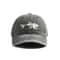 Vintage Fishbone Printed Baseball Cap Unisex Adjustable Casual Hat 2