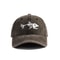Vintage Fishbone Printed Baseball Cap Unisex Adjustable Casual Hat 6