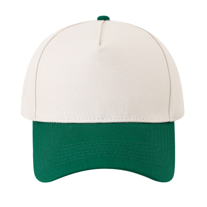 Retro Color Block Baseball Cap for Men & Women Breathable Baseball Cap with Sun Protection