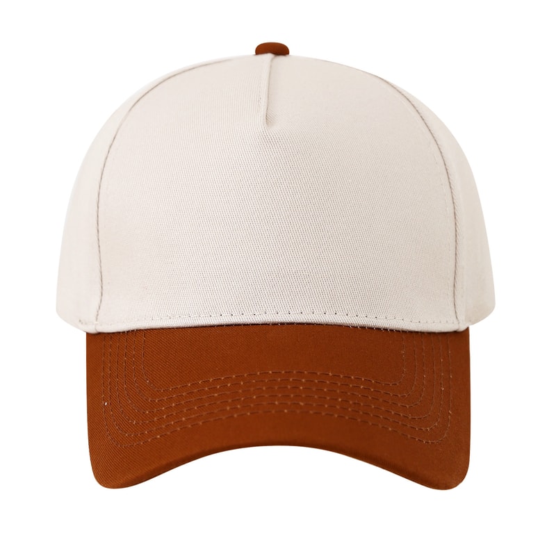 Retro Color Block Baseball Cap for Men & Women Breathable Baseball Cap with Sun Protection