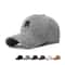 Corduroy Baseball Cap With Embroidered R Stylish Adjustable Casual Hat 0