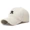 Corduroy Baseball Cap With Embroidered R Stylish Adjustable Casual Hat 2