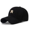 Corduroy Baseball Cap With Embroidered R Stylish Adjustable Casual Hat 5
