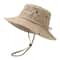 TrailGuard Waterproof Wide Brim Sun Hat UV Protection Safari Fishing & Hiking Bucket Hat