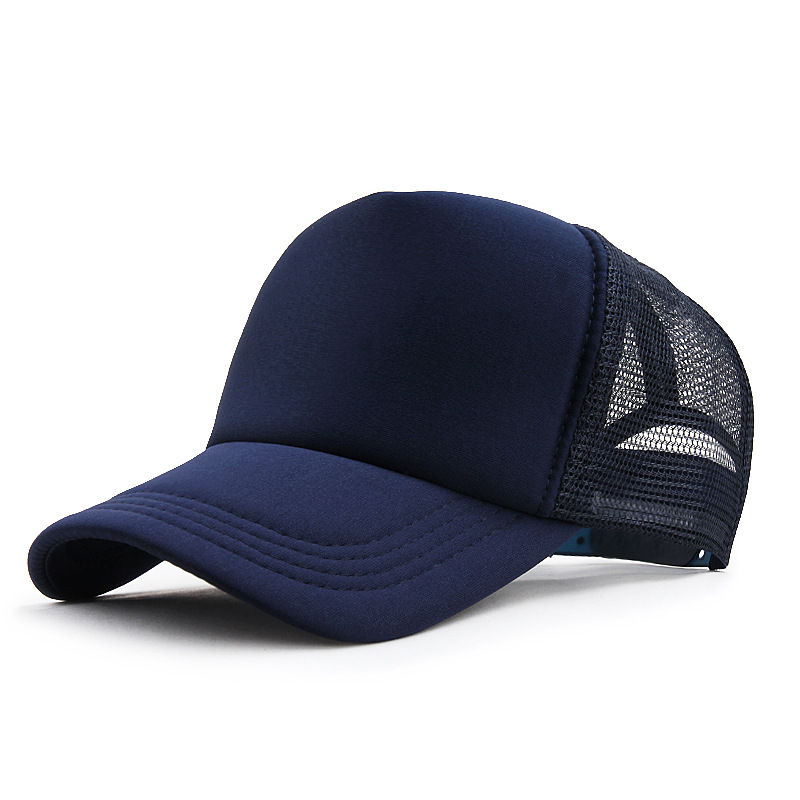 Breathable Mesh Trucker Baseball Cap Adjustable Snapback Hat for Men & Women