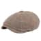 Vintage Herringbone Newsboy Cap for Men Classic British Flat Cap