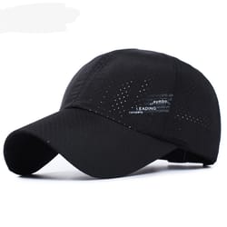 performance quick dry baseball cap breathable mesh outdoor sports & adjustable sun hat