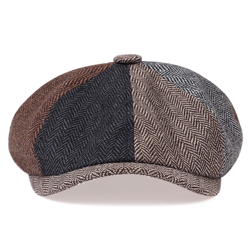 Classic Winter Ivy Cap for Men Warm Newsboy Beret Hat for Larger Head Sizes