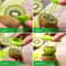 Stainless Steel Kiwi Cutter & Fruit Slicer Tool for Easy Peeling and Salad Prep