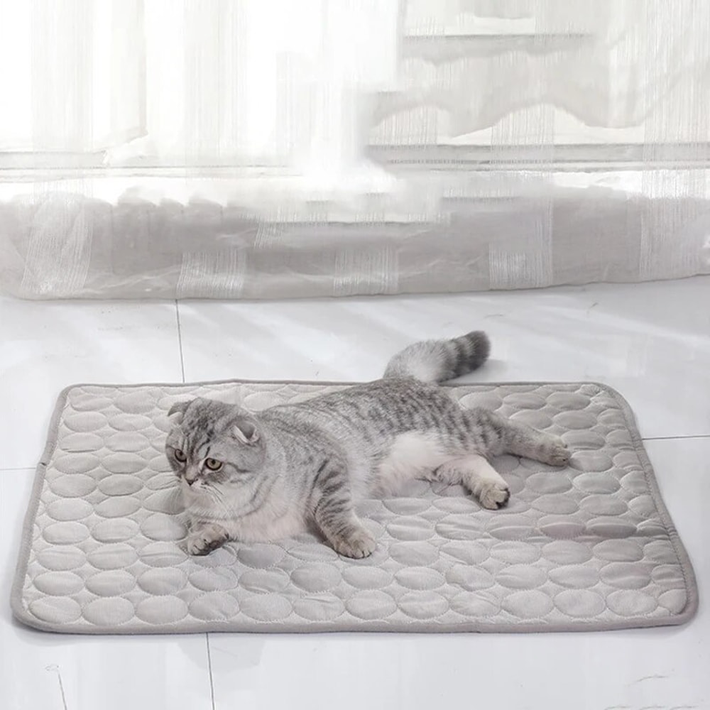 SummerCool Premium Pet Cooling Mat for Dogs & Cats Breathable Dog Cooling Pad