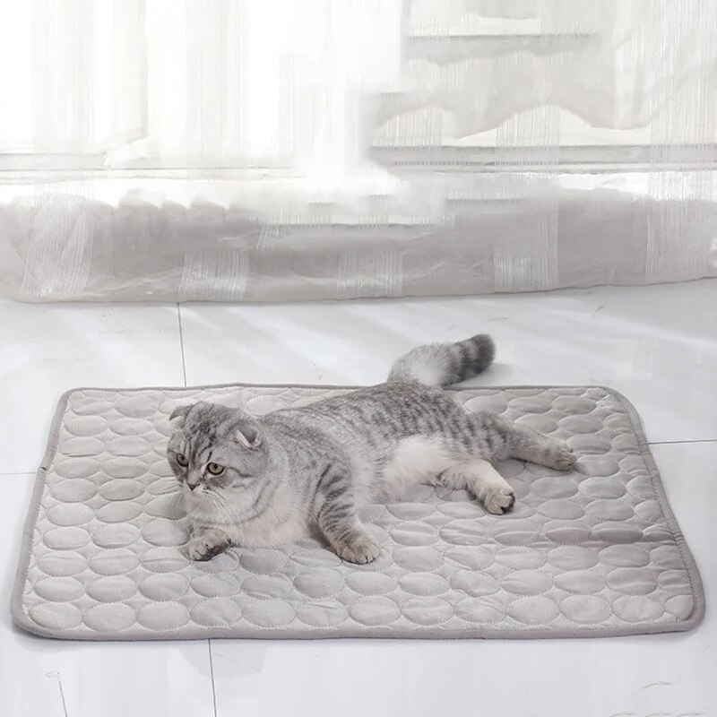 SummerCool Premium Pet Cooling Mat for Dogs & Cats Breathable Dog Cooling Pad