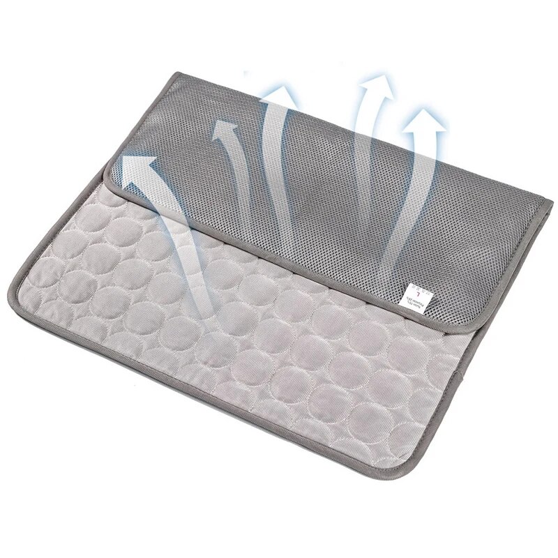 SummerCool Premium Pet Cooling Mat for Dogs & Cats Breathable Dog Cooling Pad