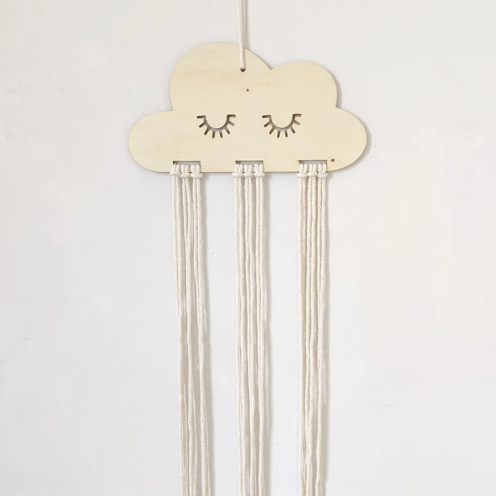 CloudCharm Wooden Hair Bow & Jewelry Organizer Display Rack