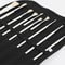 ArtistPro Paint Brush Holder Roll Up Canvas Organizer with Slots for Watercolor, Gouache & Calligraphy Tools