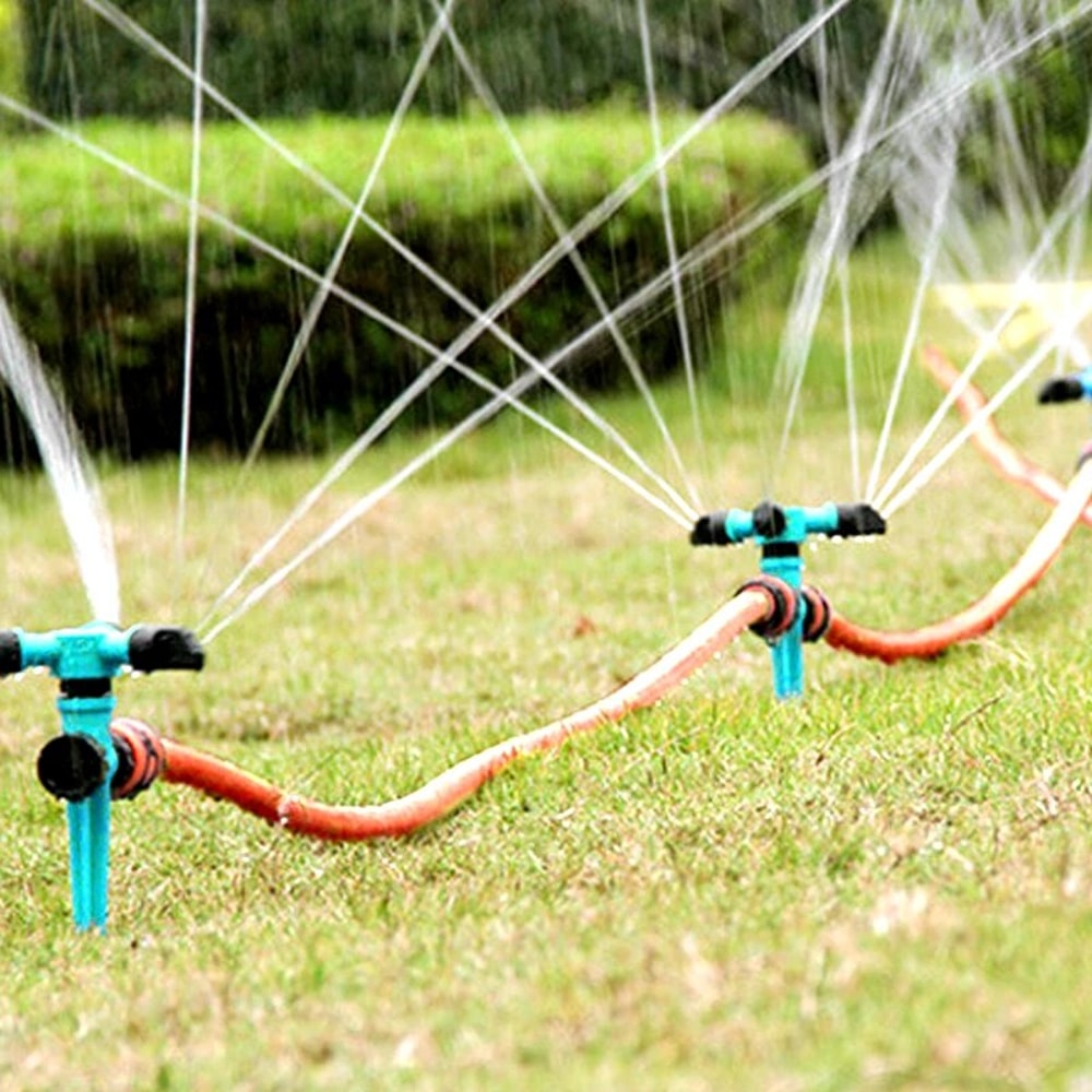 Rotating Lawn Sprinkler for Efficient Garden & Yard Irrigation