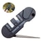 Portable Knife Sharpener with Diamond, Tungsten & Ceramic Sharpening System