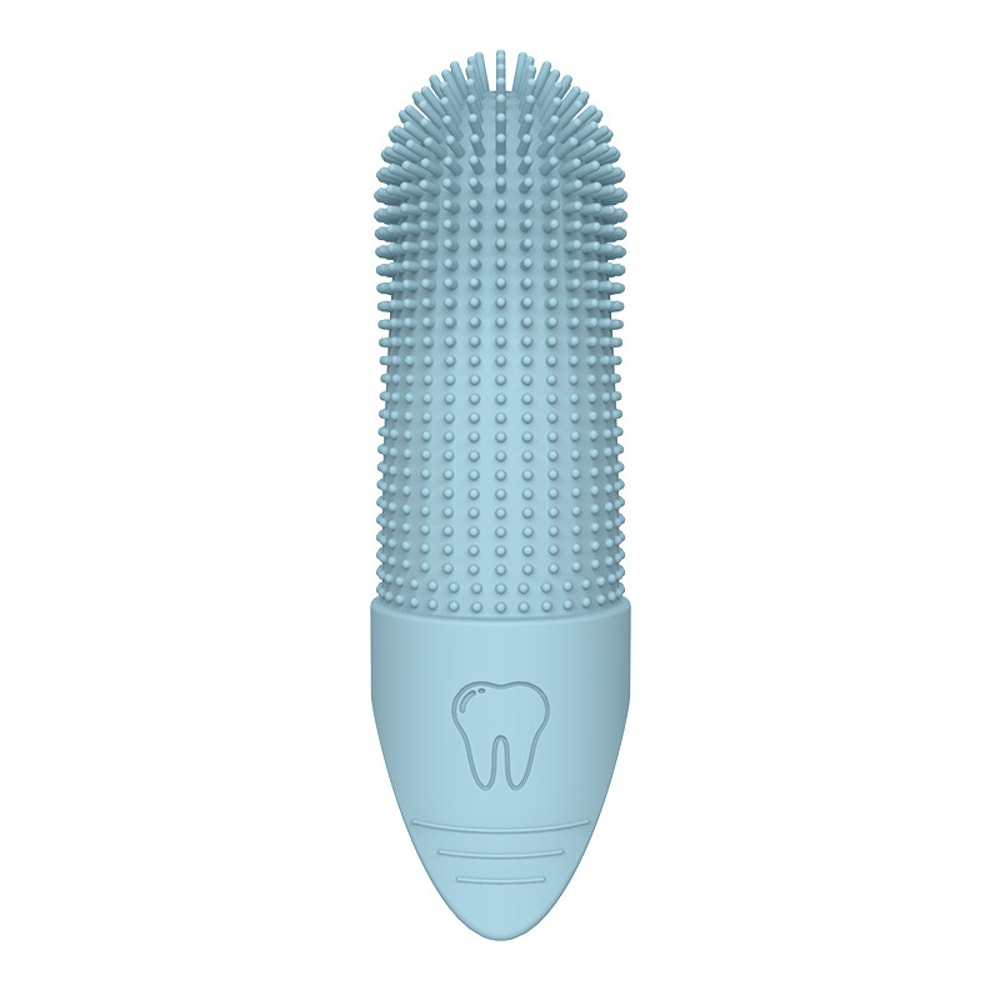 PawFresh Silicone Dog Toothbrush for Gentle Pet Dental Care