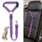 Premium Adjustable Dog Car Seat Belt & Harness Leash for Safe Backseat Travel