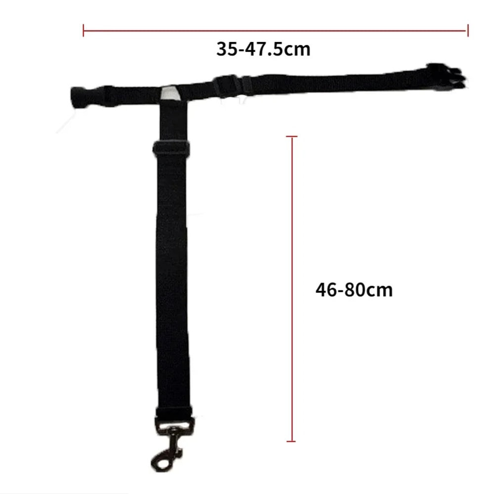 Premium Adjustable Dog Car Seat Belt & Harness Leash for Safe Backseat Travel