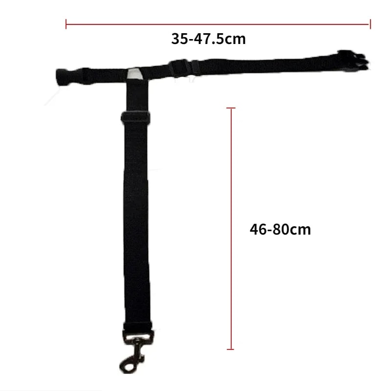 Premium Adjustable Dog Car Seat Belt & Harness Leash for Safe Backseat Travel